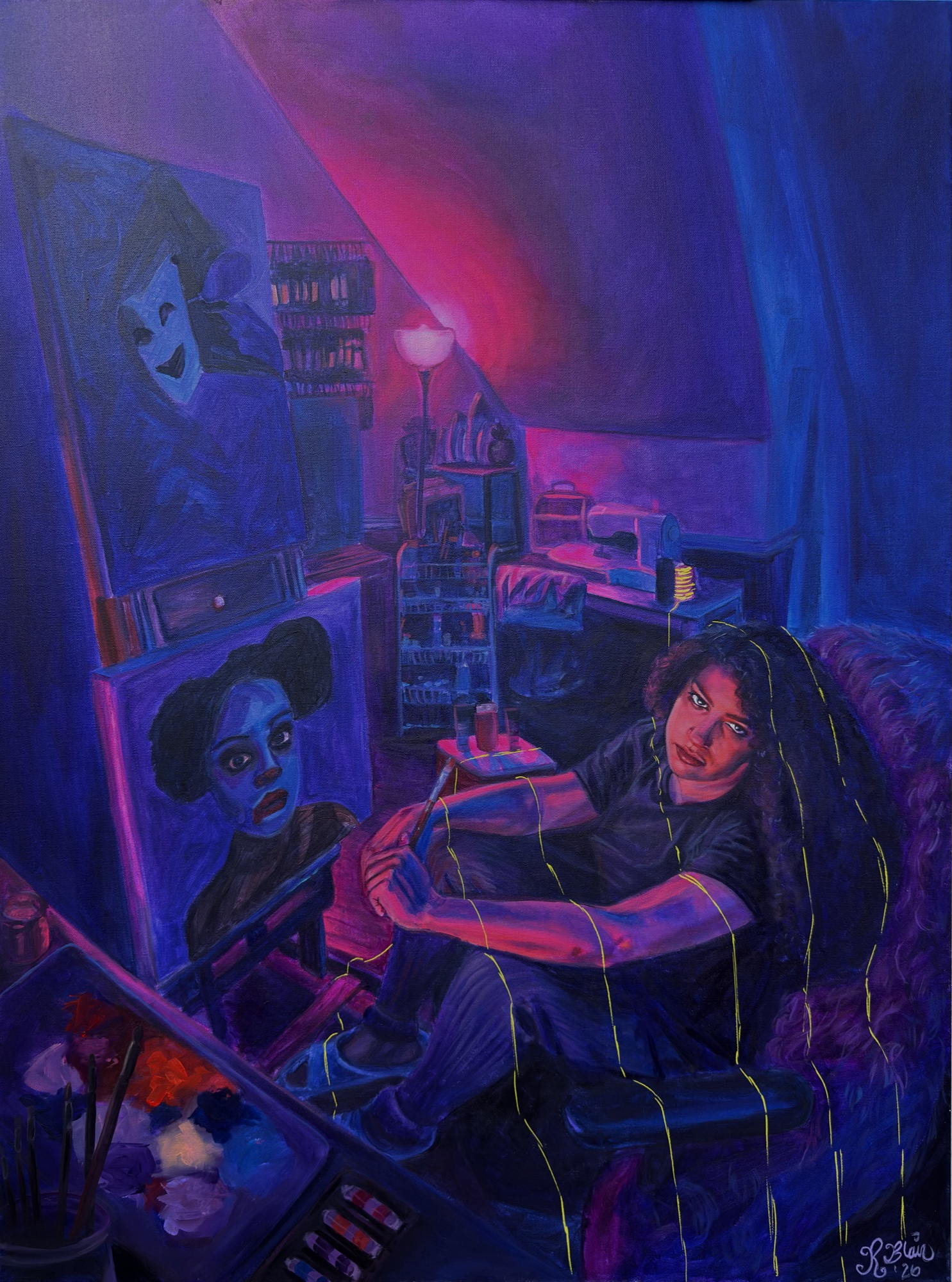 Custom painting commission sample 4