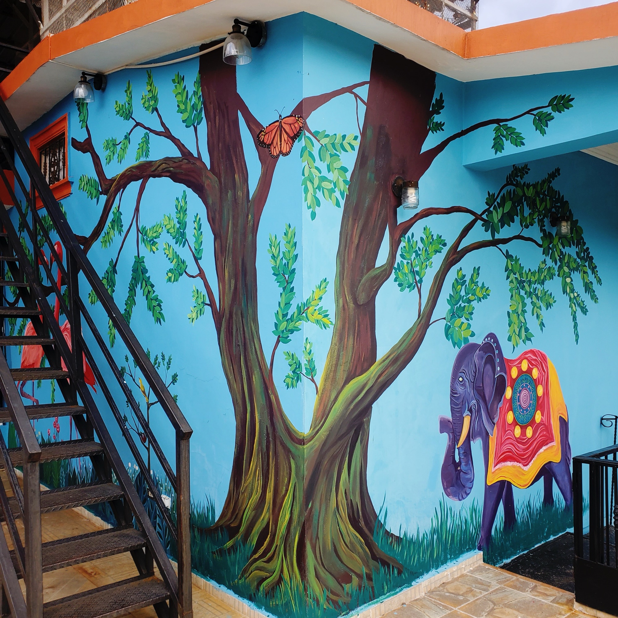 Mural work by Reinilda Blair, sample 2