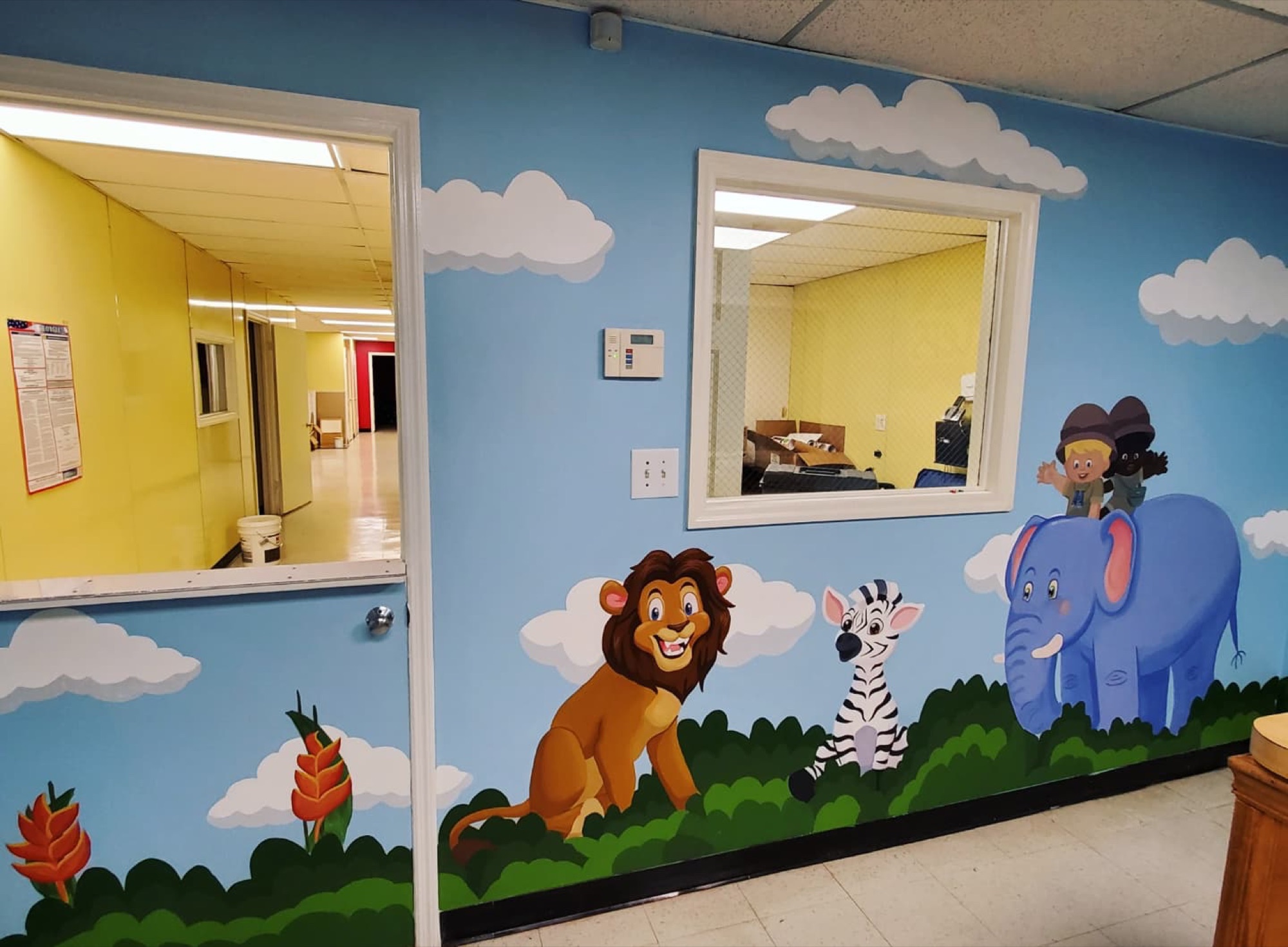 Mural work by Reinilda Blair, sample 10